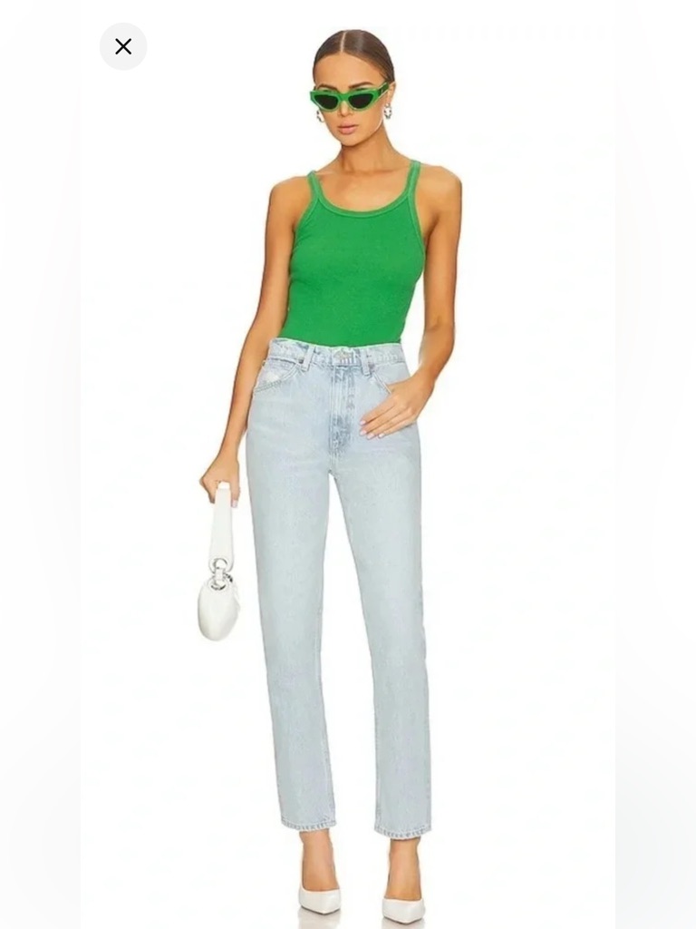Re/Done 70s High Rise Straight In Nu Disco Size 30